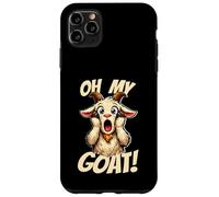 Oh My Goat Screaming Dessin animé drôle Meme chèvre Coque pour iPhone 11 Pro Max