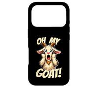 Oh My Goat Screaming Dessin animé drôle Meme chèvre Coque pour iPhone 17 Pro