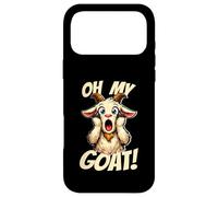 Oh My Goat Screaming Dessin animé drôle Meme chèvre Coque pour iPhone 17 Pro Max
