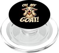 Oh My Goat Screaming Dessin animé drôle Meme chèvre PopSockets PopGrip pour MagSafe
