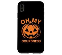 Oh My Guordness (Goodness) Visage de Citrouille Amusant pour Halloween Coque pour iPhone XS Max
