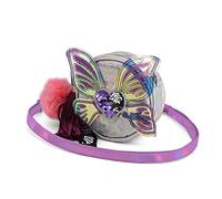 Oh My Pop! Ailes-Sac à Bandoulière Rond Petit, Argent