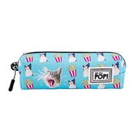 Oh My Pop! Angry Cat-Trousse Carré HS, Turquoise