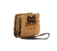Oh My Pop! Biscuit-Portefeuille Petit, Beige