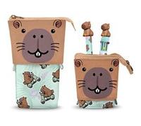 Oh My Pop! Capybara - Trousse - with 10-colour pen and erasable gel pen - vert - Capybara Vert