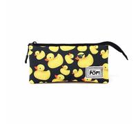 Oh My Pop! Coin Coin Trousse Triple HS, Jaune Jaune