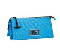 Oh My Pop! Cyan Neon Trousse Triple Mesh, Bleu Bleu