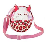 Oh My Pop! Feline-Sac à Bandoulière Rond Laser, Rose