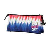 Oh My Pop! Good Vibes Denim-Trousse Triple ECO, Bleu