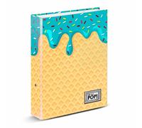 Oh My Pop! Ice Cream Classeur 4 Anneaux, Jaune