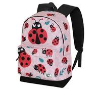 Sac à dos scolaire à un compartiment Oh My Pop Ladybirds Pink 31x44x18 cm