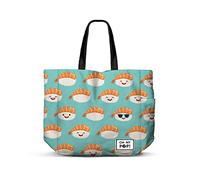 Oh My Pop! Nigiri-Sac de Courses Shopping FAN Horizontal, Turquoise