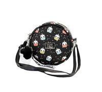 Oh My Pop! Pandicorn - Sac à Bandoulière Rond, Noir, 18,5 x 18,5 cm