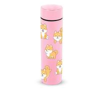 Oh My Pop Shiba-Bouteille Intelligente Block, Rose, 500 ml