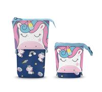 Oh My Pop Sweety-Trousse Cute, Bleu Foncé, 12 x 17 cm Oh My Pop Bleu Foncé