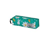 Oh My Pop! - Trousse - ventilateur, 2,2, carré - Ripstop - turquoise - Fleurissant