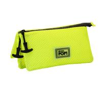 Oh My Pop! Yellow Neon Trousse Triple Mesh, Jaune Jaune
