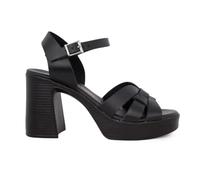 Oh! My Sandals Sandales à talons 5640 pour femme - Noir, Noir , 37 EU