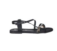 Oh! My Sandals Sandales plates 5556 noires pour femme, Noir , 41 EU
