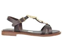 Oh! My Sandals Sandales plates Edurne 5767 marron pour femme, marron, 37 EU