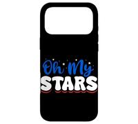 Oh My Stars Cute Patriotic 4th of July Design Coque pour iPhone 17 Pro Max