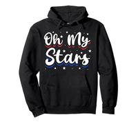 Oh My Stars Cute Patriotic 4th of July Design Sweat à Capuche