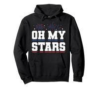 Oh My Stars Cute Patriotic 4th of July Design Sweat à Capuche