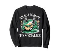 Oh No I Forgot to Socialize Blagues introverties Sweatshirt