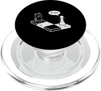 Oh No Knight to Pawn Jeu d'échecs Amusant pour Amateur de Jeux de société PopSockets PopGrip pour MagSafe