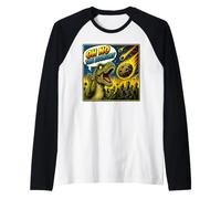 Oh No The Economy, mème drôle de Dinosaure T. Rex Manche Raglan