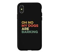 Oh Non, Mes Chiens aboient, drôles de Pieds, Font Mal à l'argot, aux Pieds. Coque pour iPhone X/XS
