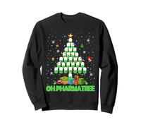 Oh Pharmacie Pharmacie Sapin de Noël Pharmacien Sweatshirt