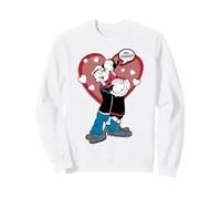 Oh Popeye The Sailor Man Olive OYL Love Saint-Valentin Sweatshirt