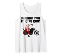 Oh, Quel Plaisir de chevaucher Cool Santa Claus Débardeur