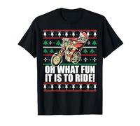 Oh, Quel Plaisir DE CHEVAUCHER Le MÈME DE NOËL Ugly du PÈRE NOËL T-Shirt