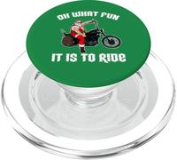 Oh, Quel Plaisir de Conduire Cool Santa sur Une Moto PopSockets PopGrip pour MagSafe