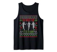 Oh, Quel Plaisir de Courir Funny Running Ugly Christmas Débardeur