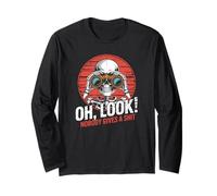 Oh Regarde, Personne ne Donne Un Costume de Squelette Amusant Manche Longue