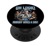 Oh Regarde, Personne ne Donne Une Chance, Un mème drôle de Cowboy Goose PopSockets PopGrip Adhésif