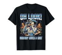 Oh Regarde, Personne ne Donne Une Chance, Un mème drôle de Cowboy Goose T-Shirt