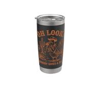 Oh regarde, personne ne s'intéresse à Goose Cowboy Ironic Gobelet isotherme en acier inoxydable double paroi