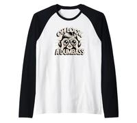 Oh Regarde Un crétin Manche Raglan