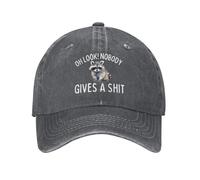 Oh, regardez, personne n'en a rien à foutre ! Casquette à profil bas