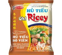 Oh Ricey Nouilles de riz instantanées saveur boulettes de bœuf - 70 g