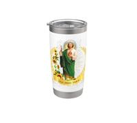 ¡Oh Santo Apóstol San Judas Tadeo! (Saint Jude Thaddeus) Gobelet isotherme en acier inoxydable double paroi