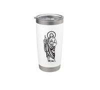 ¡Oh Santo Apóstol San Judas Tadeo! (Saint Jude Thaddeus) Gobelet isotherme en acier inoxydable double paroi