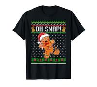 Oh Snap Costume de Noël Moche en Pain d'épice pour Homme et Femme T-Shirt