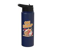 Oh Snap Gingerbread Bingo Noël Stainless Steel Insulated Water Bottle