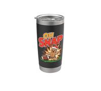 Oh Snap Gingerbread Football Noël Gobelet isotherme en acier inoxydable double paroi