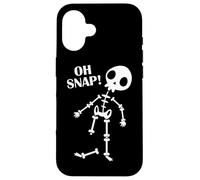 Oh Snap Squelette d'hôpital pour blessure à la Jambe cassée Os cassés Coque pour iPhone 16